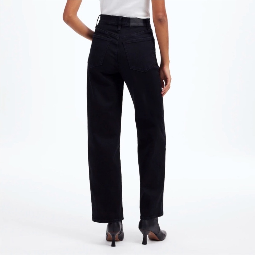 Madewell perfect vintage wide leg Black Jeans - size 25 petite inseam